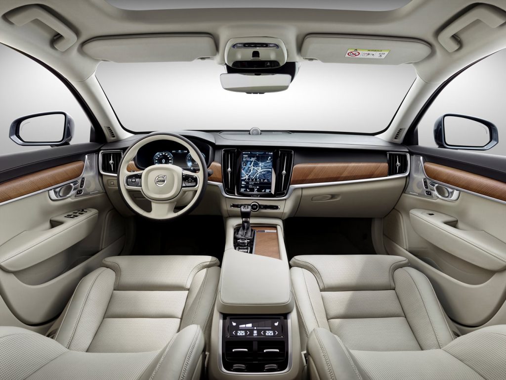 Volvo S90 салон: місце, де хочеться залишитися