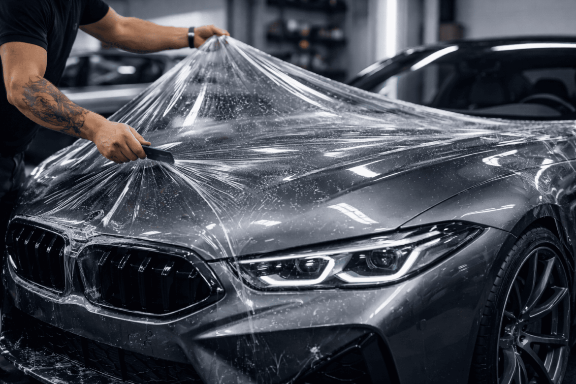 Антигравийная защита кузова автомобиля от повреждений