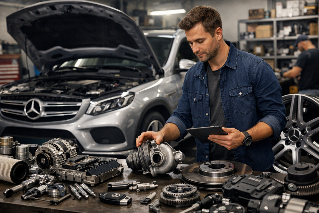 Выбор запчастей для Mercedes