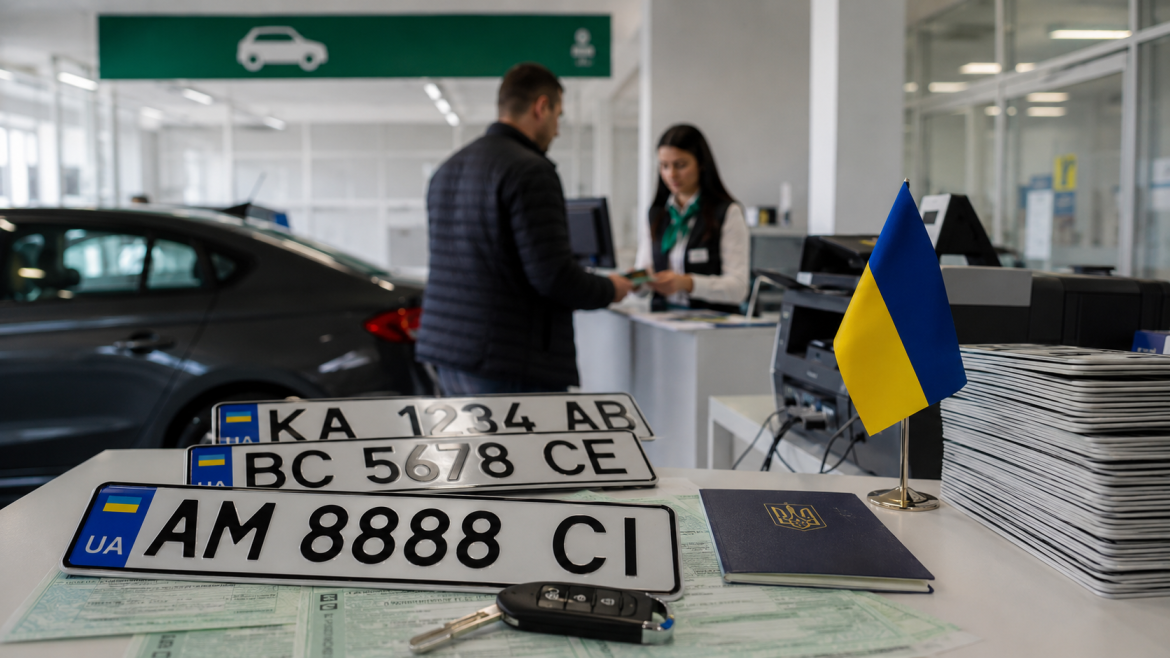 Реєстрація автомобіля у сервісному центрі МВС