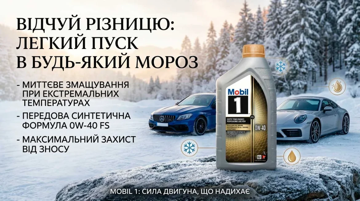Що відбувається з моторною оливою при холодному запуску двигуна і як в'язкість 0W-40 впливає на захист